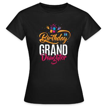 Granddaughter Gifts - Women's T-Shirt - black - Front - AI Model Female 172 dark (172cm)
