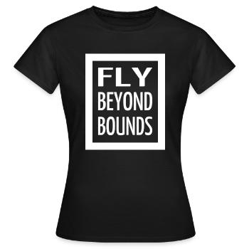 Liberté d’expression de soi Aventures Fun - T-shirt Femme - noir - Devant - AI Model Female 172 dark (172cm)