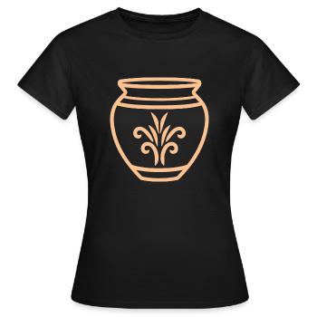 Pottery - Women's T-Shirt - black - Front - AI Model Female 172 dark (172cm)