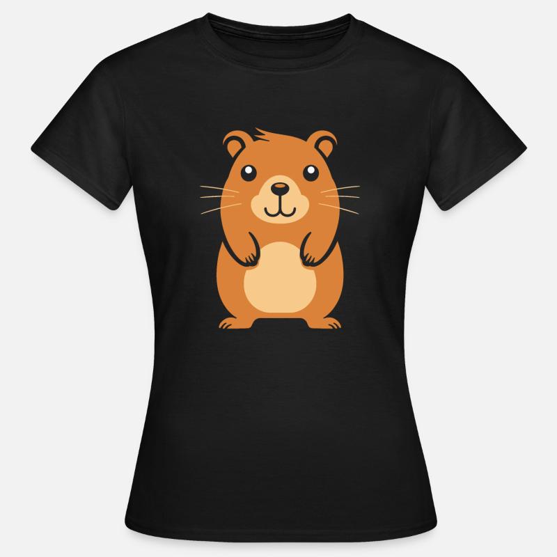 Capybara - Frauen T-Shirt - Schwarz