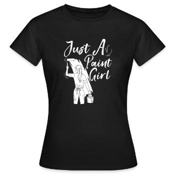 Décorateur de peintre en bâtiment Designs - cadeaux drôles pour - T-shirt Femme - noir - Devant - AI Model Female 172 dark (172cm)