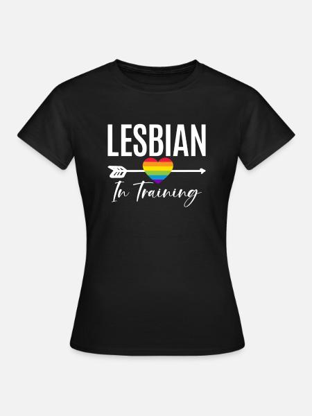 Lesbian Gifts - Frauen T-Shirt - Schwarz