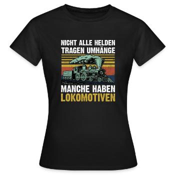Model Railroad Model Train Train Railroad Railroad Railroad Railroad Model Train Model Train Model T - Women's T-Shirt - black - Front - AI Model Female 172 dark (172cm)