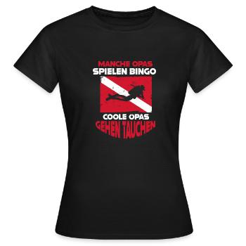 Leaf Peeping Squad Autumn Leaf Peeper - Frauen T-Shirt - Schwarz - Vorne - AI Model Female 172 dark (172cm)