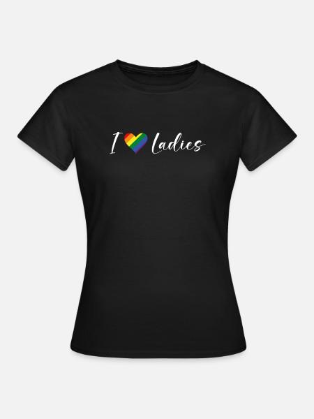 Lesbian Gifts - Frauen T-Shirt - Schwarz