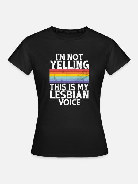Lesbian Gifts - Frauen T-Shirt - Schwarz