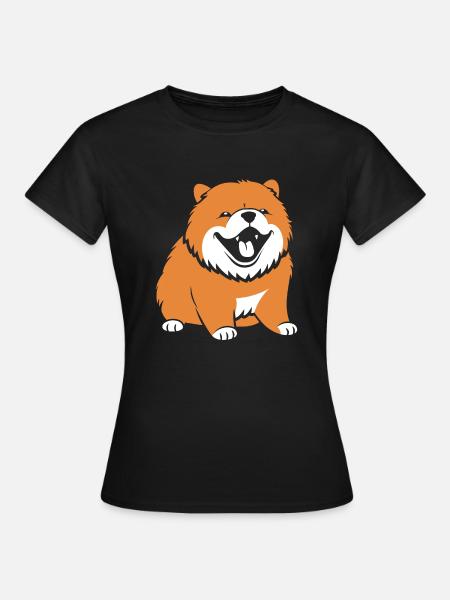Chow Chow Hund - Frauen T-Shirt - Schwarz