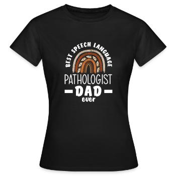Speech therapist, speech therapist, speech therapist - Women's T-Shirt - black - Front - AI Model Female 172 dark (172cm)