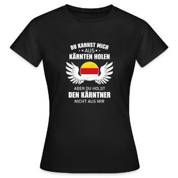 Vous pouvez venir me chercher de Carinthie - T-shirt Femme - noir - Devant - AI Model Female 172 dark (172cm)