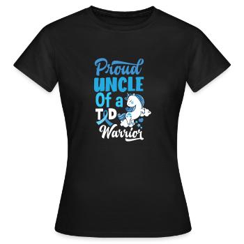 T1D Diabetes Typ 1 Diabetiker Geschenk - Frauen T-Shirt - Schwarz - Vorne - AI Model Female 172 dark (172cm)