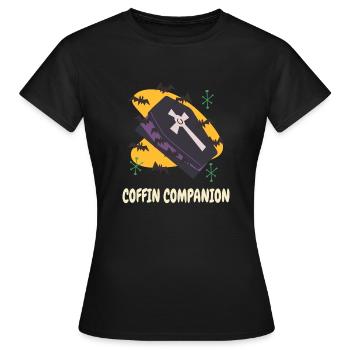 Cercueil de la mort Goth cercueil effrayant Halloween Vampires - T-shirt Femme - noir - Devant - AI Model Female 172 dark (172cm)