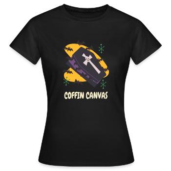 Cercueil de la mort Goth cercueil effrayant Halloween Vampires - T-shirt Femme - noir - Devant - AI Model Female 172 dark (172cm)