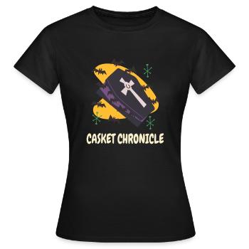 Cercueil de la mort Goth cercueil effrayant Halloween Vampires - T-shirt Femme - noir - Devant - AI Model Female 172 dark (172cm)