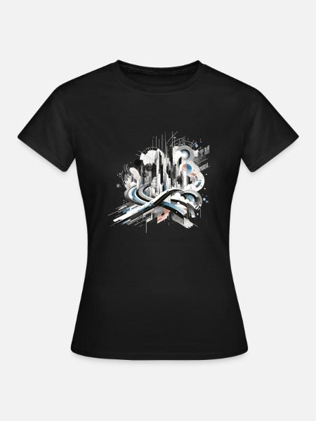 Moderne Stadtleben - Frauen T-Shirt - Schwarz