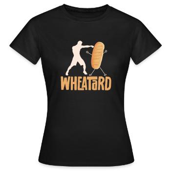 Sans gluten Intolérance au gluten - T-shirt Femme - noir - Devant - AI Model Female 172 dark (172cm)