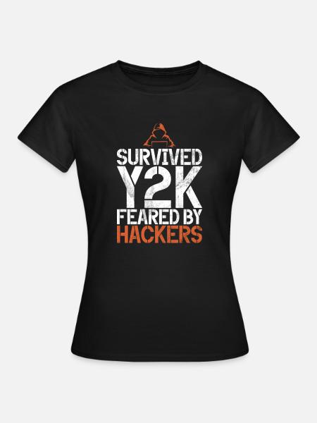 Cyber-sicherheits-hacker-hacking - Frauen T-Shirt - Schwarz