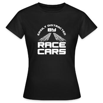 Lustiges Autorennen Auto Rennen Geschenk - Frauen T-Shirt - Schwarz - Vorne - AI Model Female 172 dark (172cm)