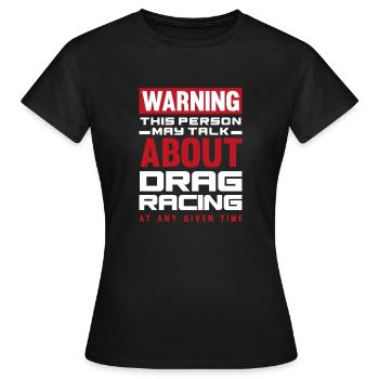 Lustiges Autorennen Auto Rennen Geschenk - Frauen T-Shirt - Schwarz - Vorne - AI Model Female 172 dark (172cm)