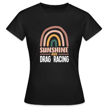 Lustiges Autorennen Auto Rennen Geschenk - Frauen T-Shirt - Schwarz - Vorne - AI Model Female 172 dark (172cm)
