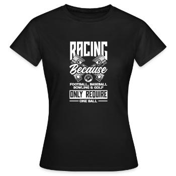Lustiges Autorennen Auto Rennen Geschenk - Frauen T-Shirt - Schwarz - Vorne - AI Model Female 172 dark (172cm)