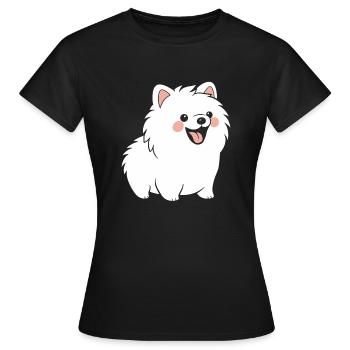 Spitz - Frauen T-Shirt - Schwarz - Vorne - AI Model Female 172 dark (172cm)