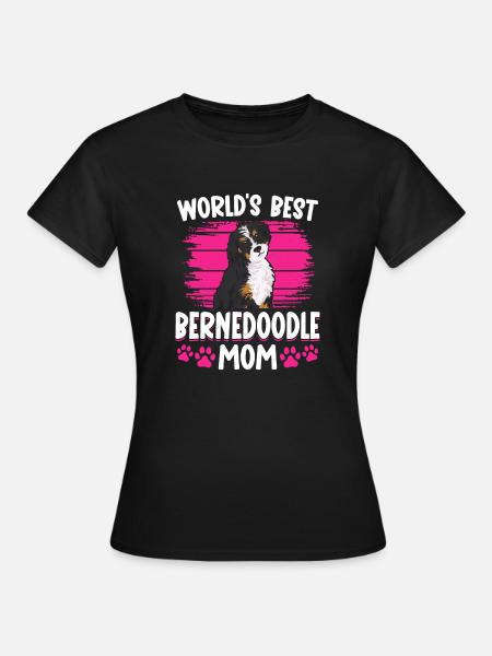 Bernedoodle Hund - Frauen T-Shirt - Schwarz