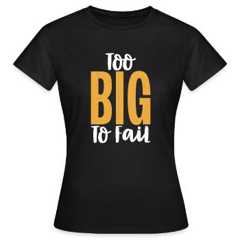 Cadeaux de graisse drôles - T-shirt Femme - noir - Devant - AI Model Female 172 dark (172cm)
