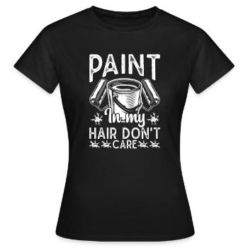 House Painter Hilarious Designs Unique Gifts - Frauen T-Shirt - Schwarz - Vorne - AI Model Female 172 dark (172cm)