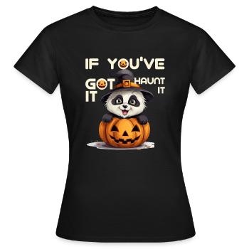 Halloween - Women's T-Shirt - black - Front - AI Model Female 172 dark (172cm)