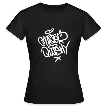 Mister quishy - Frauen T-Shirt - Schwarz - Vorne - AI Model Female 172 dark (172cm)