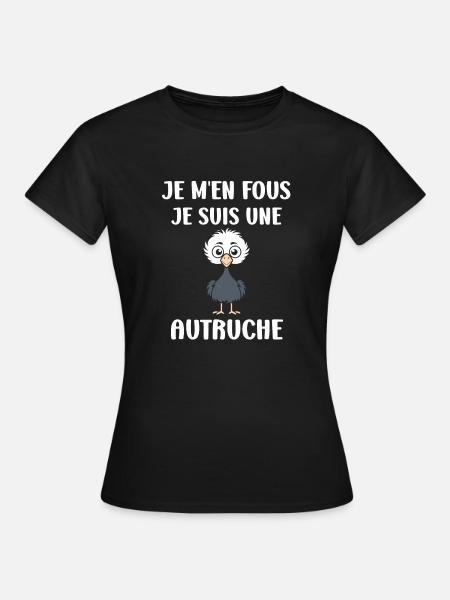 Strauß Zitat - Frauen T-Shirt - Schwarz