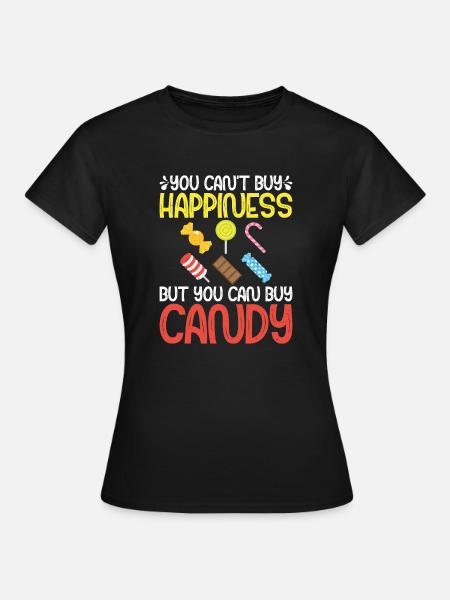 Candy Gift - Frauen T-Shirt - Schwarz