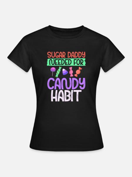 Candy Gift - Frauen T-Shirt - Schwarz