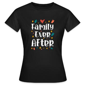Family Ever After Adoption Adopt Family - Women's T-Shirt - black - Front - AI Model Female 172 dark (172cm)