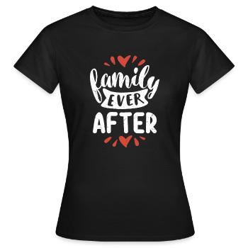 Family Ever After Adopt Family Adoption - Women's T-Shirt - black - Front - AI Model Female 172 dark (172cm)