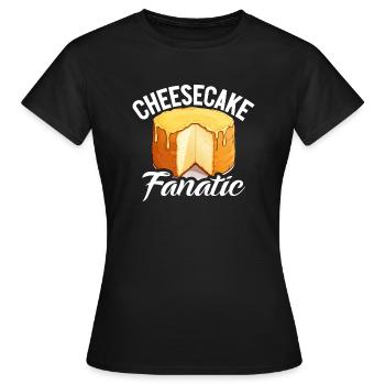 Cadeau de gâteau au fromage - T-shirt Femme - noir - Devant - AI Model Female 172 dark (172cm)