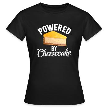 Cadeau de gâteau au fromage - T-shirt Femme - noir - Devant - AI Model Female 172 dark (172cm)