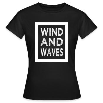 birthday present idea present idea - Women's T-Shirt - black - Front - AI Model Female 172 dark (172cm)