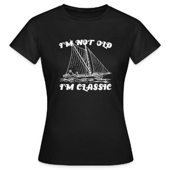 Je ne suis pas vieux, je suis classique - T-shirt Femme - noir - Devant - AI Model Female 172 dark (172cm)