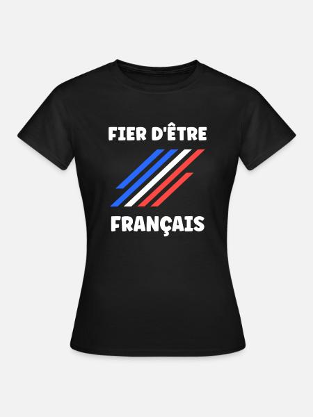 Ich bin Franzose - Frauen T-Shirt - Schwarz