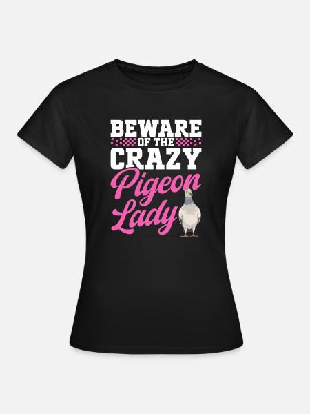 Taubensport Taubenzüchter Brieftaube - Frauen T-Shirt - Schwarz