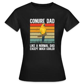 Parakeet Parrot Parakeet Bird - Women's T-Shirt - black - Front - AI Model Female 172 dark (172cm)