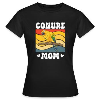 Parakeet Parrot Parakeet Bird - Women's T-Shirt - black - Front - AI Model Female 172 dark (172cm)