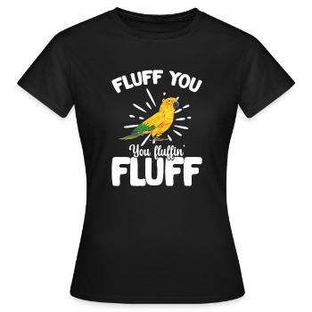 Parakeet Parrot Parakeet Bird - Women's T-Shirt - black - Front - AI Model Female 172 dark (172cm)