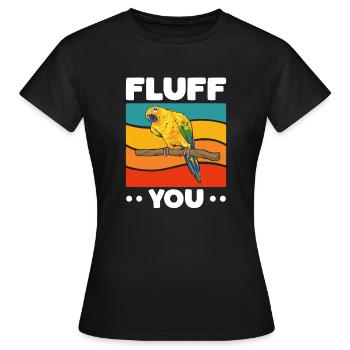 Parakeet Parrot Parakeet Bird - Women's T-Shirt - black - Front - AI Model Female 172 dark (172cm)