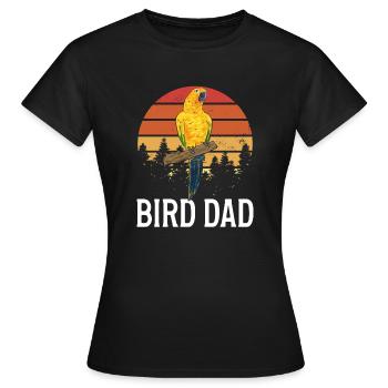 Parakeet Parrot Parakeet Bird - Women's T-Shirt - black - Front - AI Model Female 172 dark (172cm)