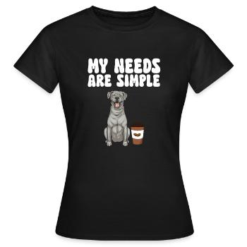 Silver Labrador Retriever Silver Lab - Women's T-Shirt - black - Front - AI Model Female 172 dark (172cm)