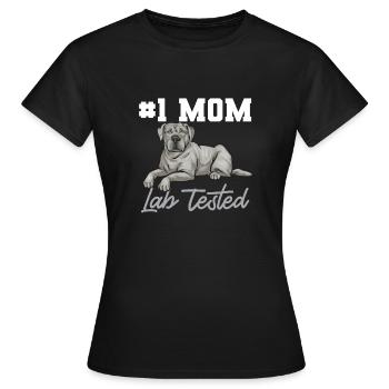 Silver Labrador Retriever Silver Lab - Women's T-Shirt - black - Front - AI Model Female 172 dark (172cm)