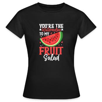 Melon Poison - T-shirt Femme - noir - Devant - AI Model Female 172 dark (172cm)
