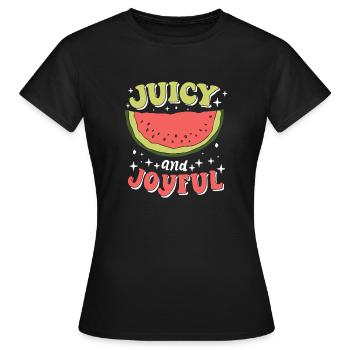 Melon Poison - T-shirt Femme - noir - Devant - AI Model Female 172 dark (172cm)